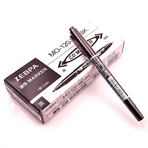 BUPADEALER 2pcs CCL Anti-Etching CD Circuit Board Ink Marker Double Pen for DIY PCB