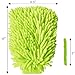 Car Wash Mitt, 2-Pack Regular Size(10 ) Microfiber Wash Mitt, Double Sided/ High Density Chenille Scratch-Free Waterless Car Wash Glove by ZOTA