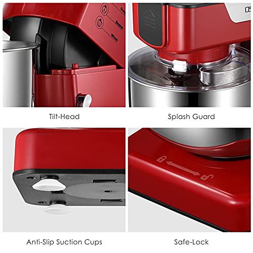 Stand Mixer, OSTBA 550W 8 Speeds 5.5QT Electric Kitchen Mixer, Dough