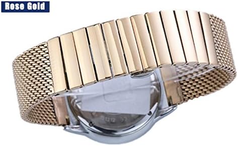 VESNIBA Stainless Steel Metal Milanese Clasp Smart Watch Band Strap For Samsung Gear S3 (Rose Gold)