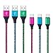 USB C Charger Cable, HUHUTA 3 Pack 6FT Nylon Braided Type C to Type A Charging Cable Cords for Samsung Galaxy S8, S8 plus, New Macbook, Google Pixel, Nexus 6P 5x, LG G6 G5, Nokia N1 Tablet, HTC 10