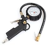 Truck Auto Handheld Tyre Tire Inflator Gun Black + Air Pressure Gauge
