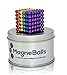 MagneBalls 5MM Magnetic Ball Set Perfect for Jewlery, Crafts, Education and Intelligence Development- Desk Sculpture Toy Provides Relief for Office Stress, ADHD, Autism, and Anxiety (Rainbow)