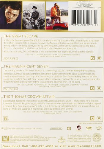 The Great Escape/ The Magnificent Seven/ The Thomas Crown Affair - //coolthings.us