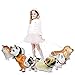Little Dove 12 Pcs Walking Animal Balloons Pet Dog Balloons Dog Balloon Toys Air Walkers 12 Different kinds of Animals For Kids Gift Birthday Party Decor