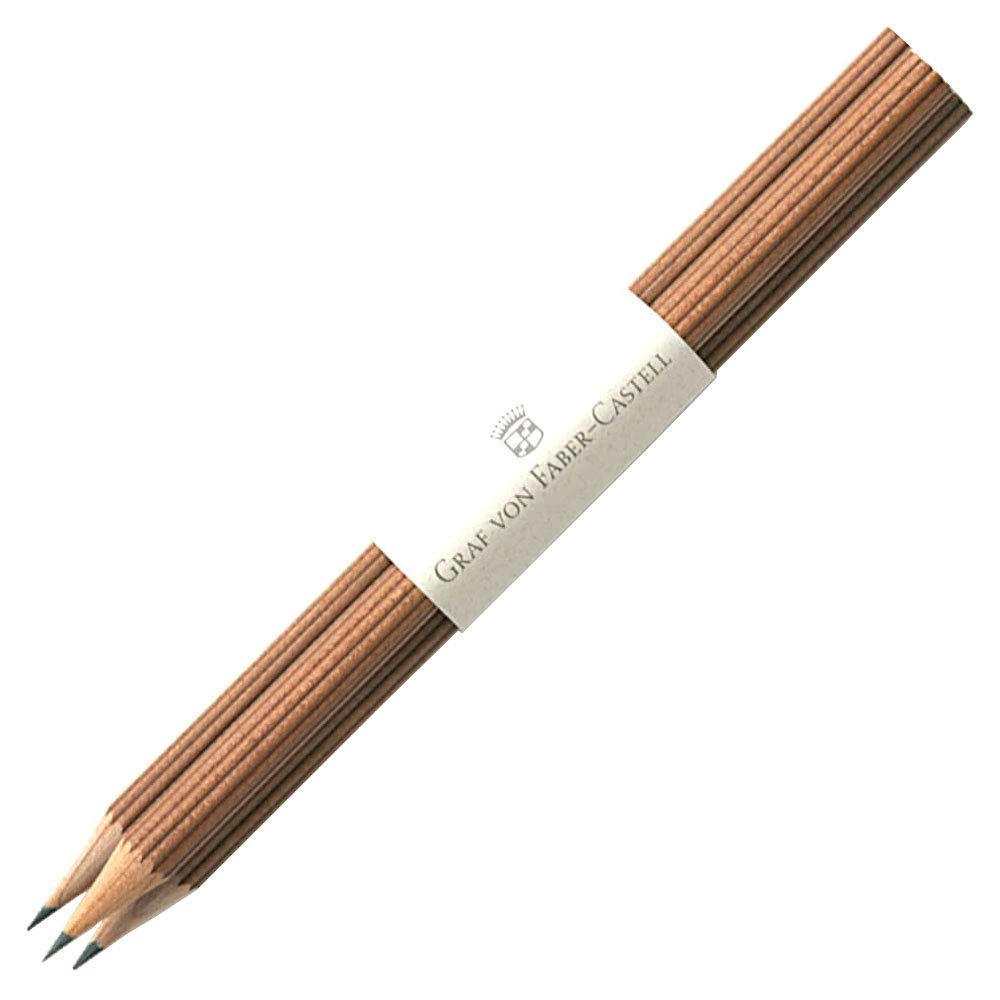 Graf von Faber-Castell Pencils NR III Hardness B Pen with Swimming Cap – Brown