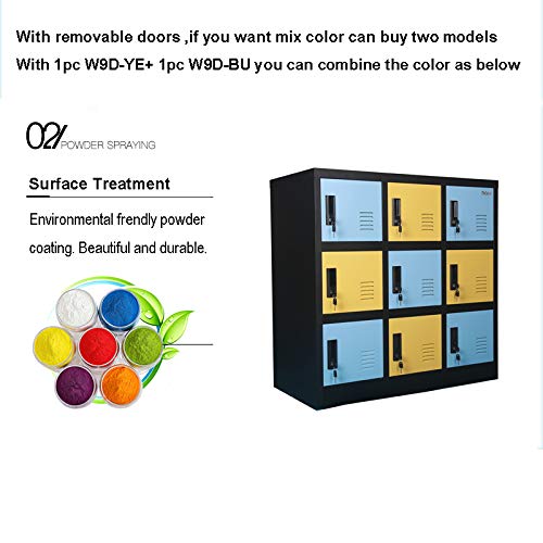 Metal Tool Cabinet Office or Workshop Heavy Duty Storage Locker Cabinet