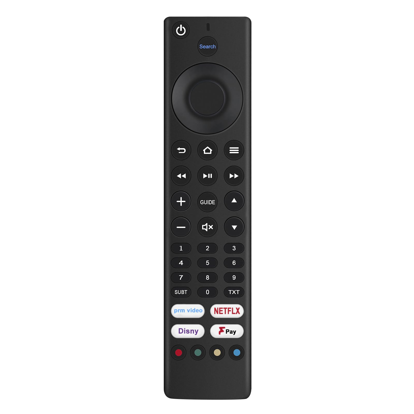 VINABTY RM-C3255 Replace Voice Remote Control Fit for Toshiba Ferguson JVC TV F4320AFR F4020AFR RMC3255 LT-40CF700 LT-32CF600 LT-43CF700 LT-40CF890 LT-49CF890 LT-55CF890 RC39177 CT-8570 CT-8565