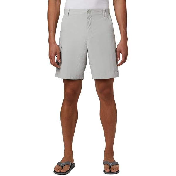 Columbia Men's PFG Bahama Short, Sun Protection UPF 50, Quick Drying, Cool Grey, XXLarge X 8" Inseam - Fishing & Outdoor Shorts - View #8