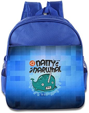Natty Narwhal Backpack Kids School Bag RoyalBlue
