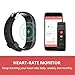 TEMEXE All Black Fitness Tracker Waterproof with Color Display Activity Watch Smart Band with Heart Rate Sleep Monitor IP67 Call Message SNS Reminder Wearable Pedometer Wristband for Android iOS