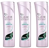 Clear Scalp and Hair Intense Hydration Nourishing Shampoo, 12.9 Ounce (Pack of 3)