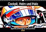 Cockpit, Helm und Halo (Wandkalender 2020 DIN A3 quer): Design aus dem Motorsport (Geburtstagskalend by