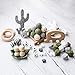 HAO JIE Baby Silicone Beads Wooden Teething Toys Toddler Teether Food Grade Elephant Pendant Wooden Rings DIY Necklace Teething Kit Boy Gifts