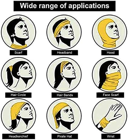 Breathable neck gaiter in light blue with sun design.