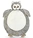 Bearington Lil' Owlie Tummy Time Mat, 30 x 30 Inch Owl Plush Stuffed Animal Blanket, Baby Shower Gifts and Lounger Pillow