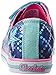 Skechers Kids Chit Chat Light-Up Sneaker (Toddler/Little Kid),Blue/Multi,