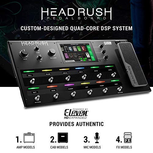 HeadRush Pedalboard Guitar Amp & FX Modelling Processor With Eleven® HD Expanded™ DSP Software