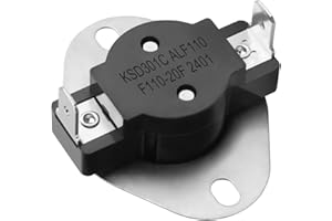 WKZO F110-20F Low Limit Control Switch Snap Disc Stove Fan Switch Replacement for Magnum MF3537 RP2045 Replace F110-20,110,F110