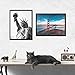 ONE WALL Tempered Glass 18x24 Poster Frame, Black Wood Photo Picture Frame Set of 2 for Wall Vertically or Horizontally Display - Mounting Hardware Included