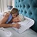 Anvo Memory Foam Pillow, Neck Contour Cervical Orthopedic Pillow for Sleeping Side Back Stomach Sleeper, Ergonomic Bed Pillow for Neck Pain