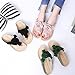 ZOMUSAR Sandals Slippers, Women's Summer Beach Flip Flops Slippers Casual Flat Shoes Lady Pretty Floral Sandals