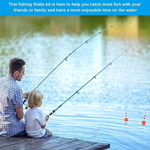 4 Stück Angel-Bobber Fisch-Posenanzeiger, Slip Bobber Bobber Rig Angelausrüstung Süßwasser Salzwasser – Bild 8