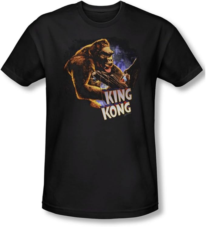King Kong Mens Kong And Ann TShirt In Black, Size XX