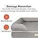 Friends Forever X-Large Dog Bed, Orthopedic Dog Sofa Memory Foam Mattress, Calming Dog Couch Bed, Wall Rim Pillow, Water Resistant Liner, Washable Cover, Non-Slip Bottom, Chester, X-Large Vanilla