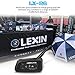 LEXIN LX-R6 Bluetooth for helmet motorcycle, Bluetooth Motorcycle Headset Helmet Intercom Communication Headphone 1000m Rider