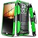 Evocel Generation Series Phone Case Compatible with G Vista 2 (2015 Release) with HD Screen Protector and Belt Clip Holster, Green