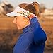 Gone For a Run Ultralight Visor with RunTechnology | Moisture Wicking and Reflective Sports Visor | White