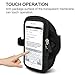 Topist Running Armband, Neoprene Incase Sports Armband Pouch for Running Jogging Exercise Gym Biking Walking and Other Workouts Fit iPhone 7 6 6s Plus Samsung Galaxy Note 7/4/3 S6/S5, Black