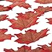 wonuu 200Pcs Mixed Artificial Leaves Assorted Fall Maple Leaf Multicolor Autumn Fall Leaves for Weddings, Christmas Party, Events and Decorating