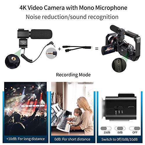 Videocmara-Cmara-de-Video-4K-ORDRO-AC5-con-Zoom-ptico-de-12x-31-Pantalla-Tctil-IPS-Ultra-HD-1080P-60FPS-Videocmaras-con-Cmara-Digital-con-Micrfono-y-Lente-Gran-Angular