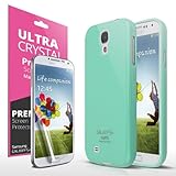 Cellto Samsung Galaxy S4 IV i9500 Premium Slim Fit Flexible TPU Case Cover & Screen Protector (Samsung Galaxy S4 / Compatible to Sprint , AT&T, T-Mobile, US Cellular, Verizon, and All International (Mint)