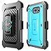 Galaxy S6 Active Case, SUPCASE Full-body Rugged Holster Case with Built-in Screen Protector for Samsung Galaxy S6 Active 2015 Release Will Not Fit Galaxy S6 Unicorn Beetle PRO Series - Retail Package (Blue/Black)