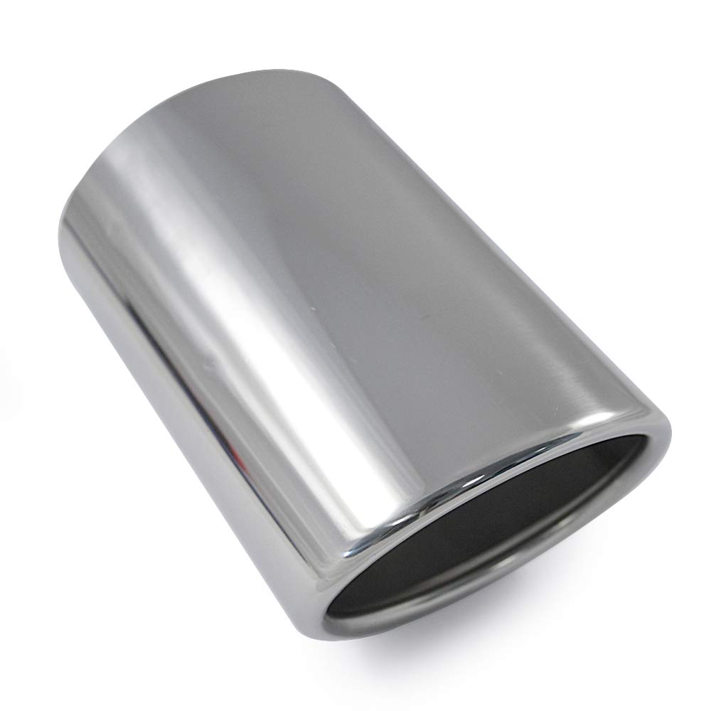 Exhaust Tip Trim Car End Pipe Tail Sport Muffler Stainless Steel Ã˜ 60mm Chrome Universal