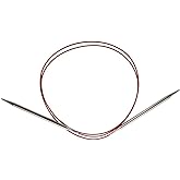 ChiaoGoo Red Lace Circular 47 inch (119cm) Stainless Steel Knitting Needle Size US 2 (2.75mm) 7047-2