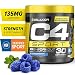 C4 Sport Pre Workout Powder Blue Raspberry | NSF Certified for Sport + Sugar Free Pre-Workout Energy Supplement for Men & Women | 135mg Caffeine + Creatine Monohydrate | 30 Servings