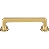 Atlas Homewares A102-WB Oskar Collection Pull, Warm Brass