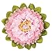 Luna Bazaar Medium Tissue Paper Flower (10-Inch, Pink & Cantaloupe Orange)