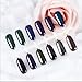 PrettyDiva 12pcs/set Mirror Nail Powder Chrome Nail Pigment Shining Metallic Nails