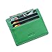 MEKU Slim Front Pocket Leather Wallet Business Credit Card Case Sleeve Minimalist Wallet Green