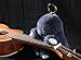 YISEVEN Stuffed Bunny Keychain Toy - Soft and Fuzzy Large Stitch Plush Rabbit Fur Key Chain - Cute Fluffy Bunnies Floppy Furry Animal Doll Gift for Girl Women Purse Bag Car Charm - Dark Gray