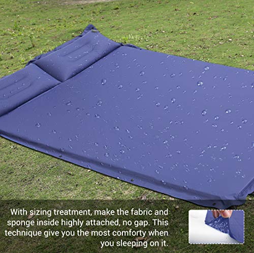 lightweight double camping mattress