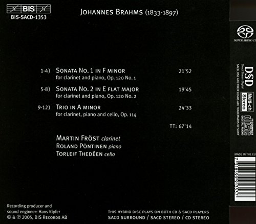Brahms: Clarinet Sonatas & Trio
