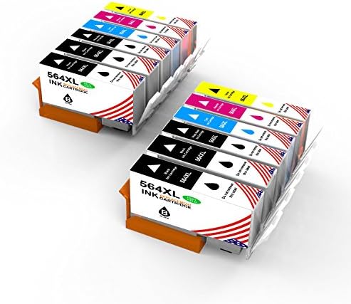 Ink Cartridges 564xl Toner Kingdom Replacement for HP 564 Compatible with HP Officejet 4610 4620, Deskjet 3520/3070A, Photosmart 5514 6515 7520 B8550 C6340 D5463 Printer