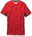 Under Armour Men's HeatGear Armour Printed Short Sleeve Compression Shirt, Rocket Red (984)/Black, Large