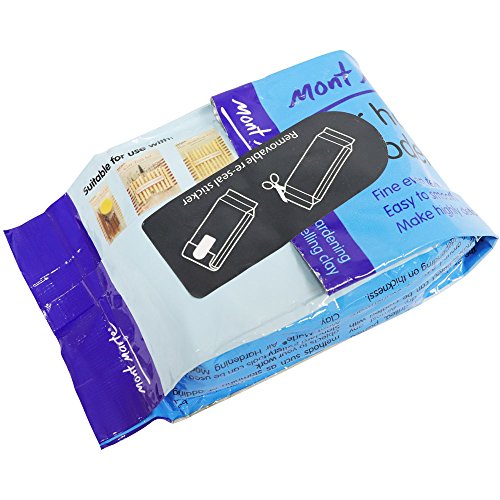 image for White Modelling Clay Air Dry by Mont Marte, 3Pack 3.6 Pound, Ideal Gif